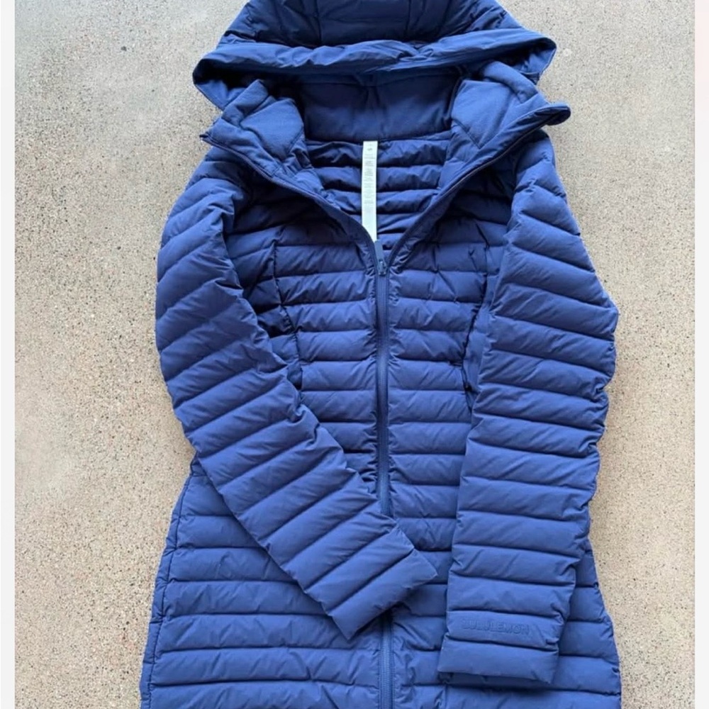 Women's Blue Puffer Jacket